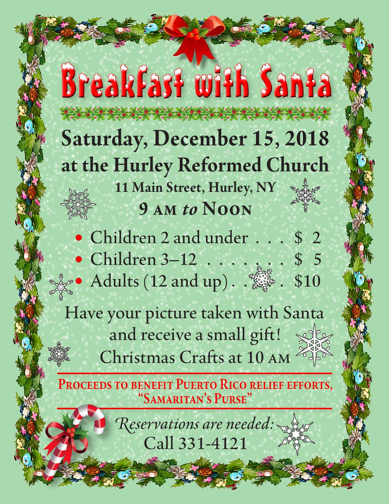 breakfast with santa